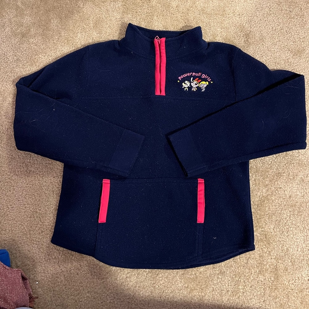 Vintage early 2000s powerpuff girls fleece jacket